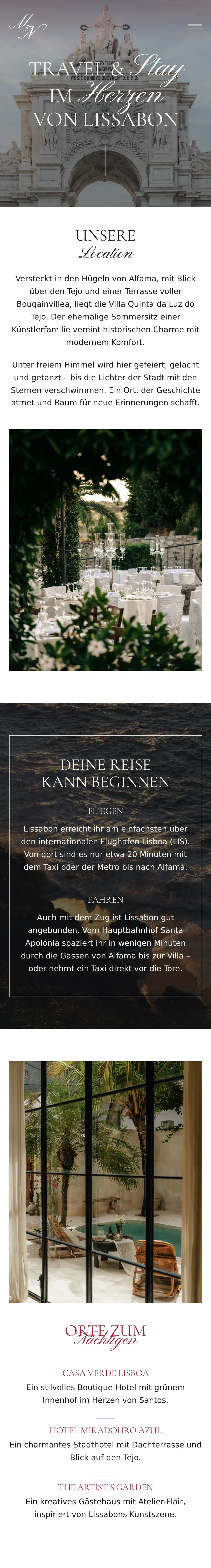Anreise & Unterkunft