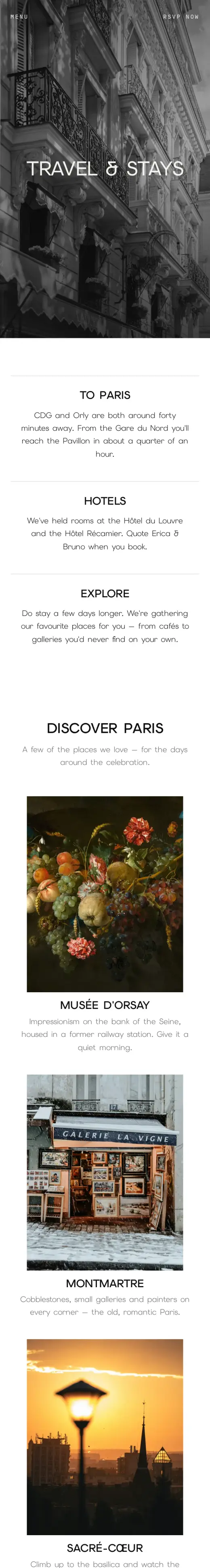 Travel & Stays