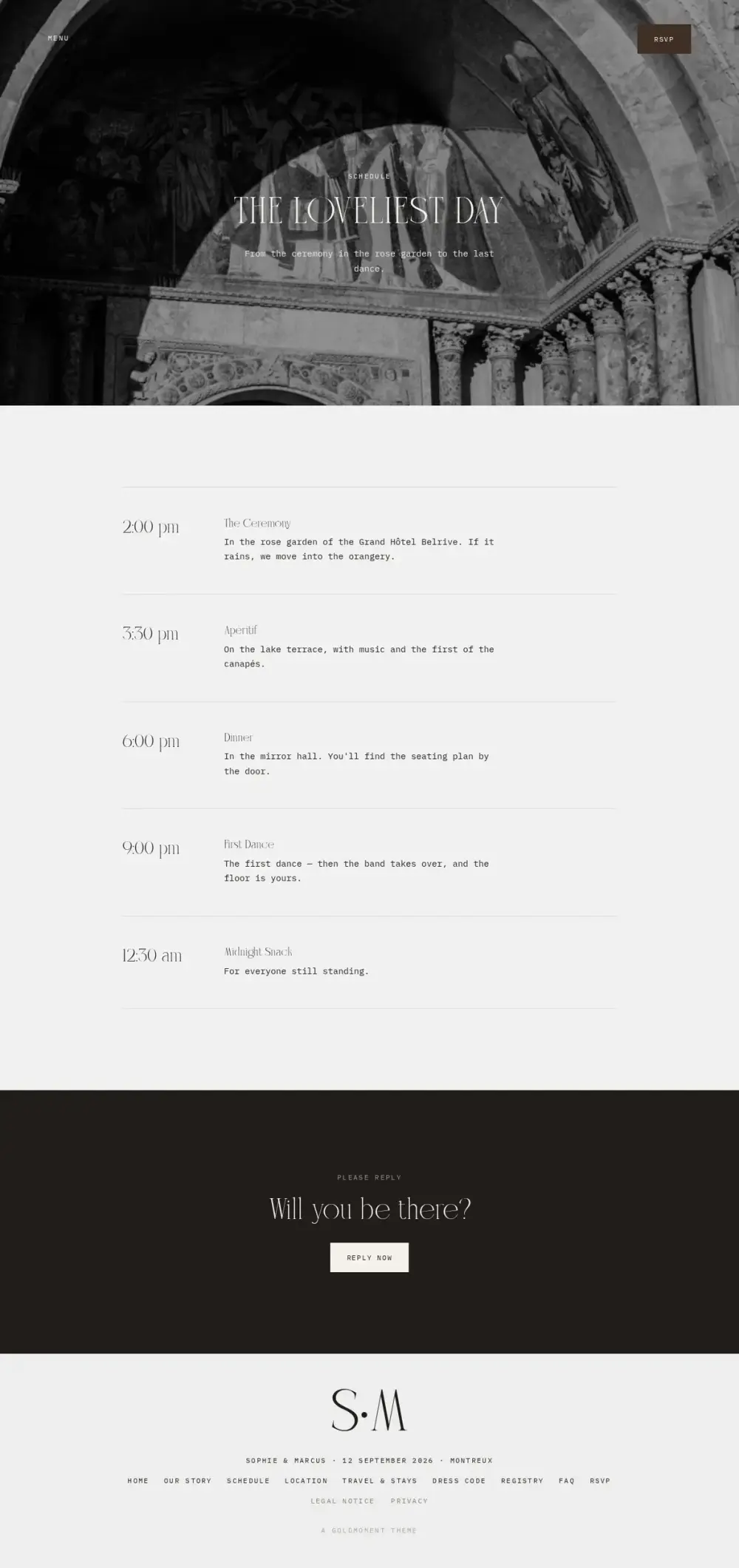 Schedule