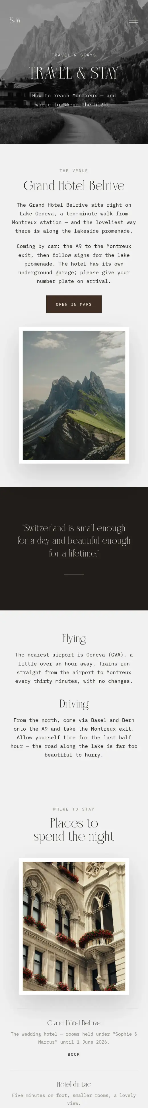 Travel & Stays